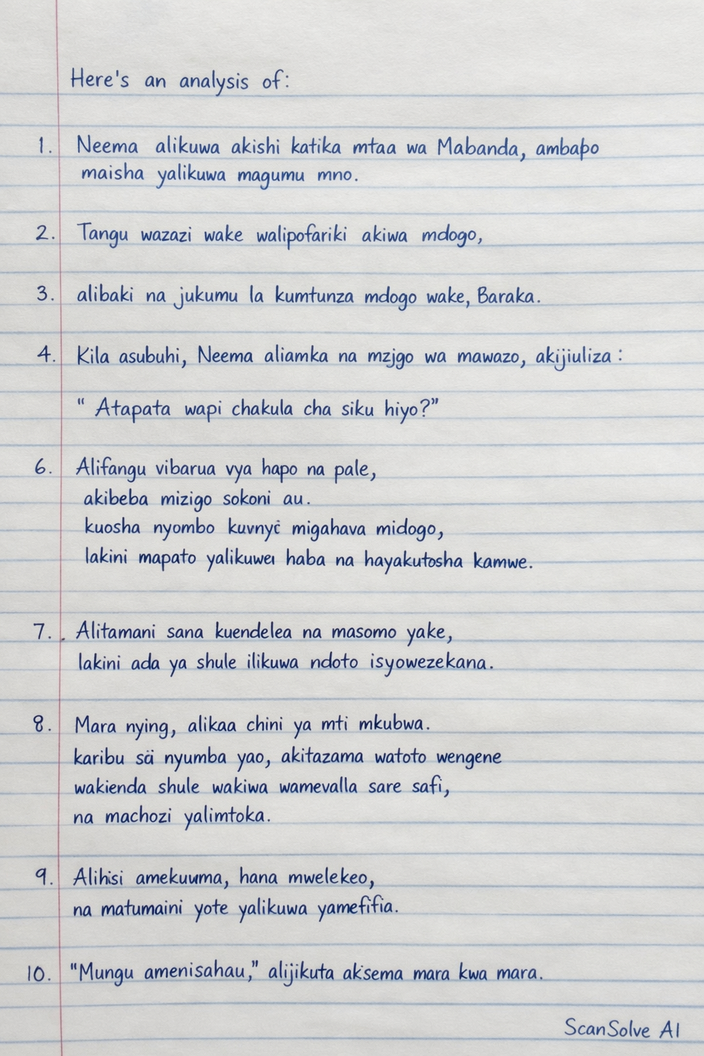 Handwritten step-by-step solution preview