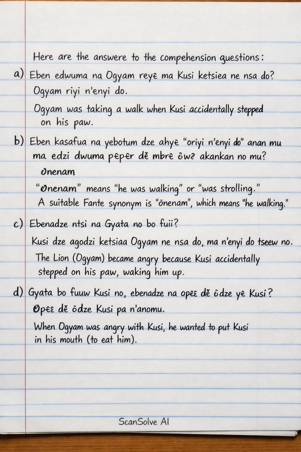 Handwritten step-by-step solution preview