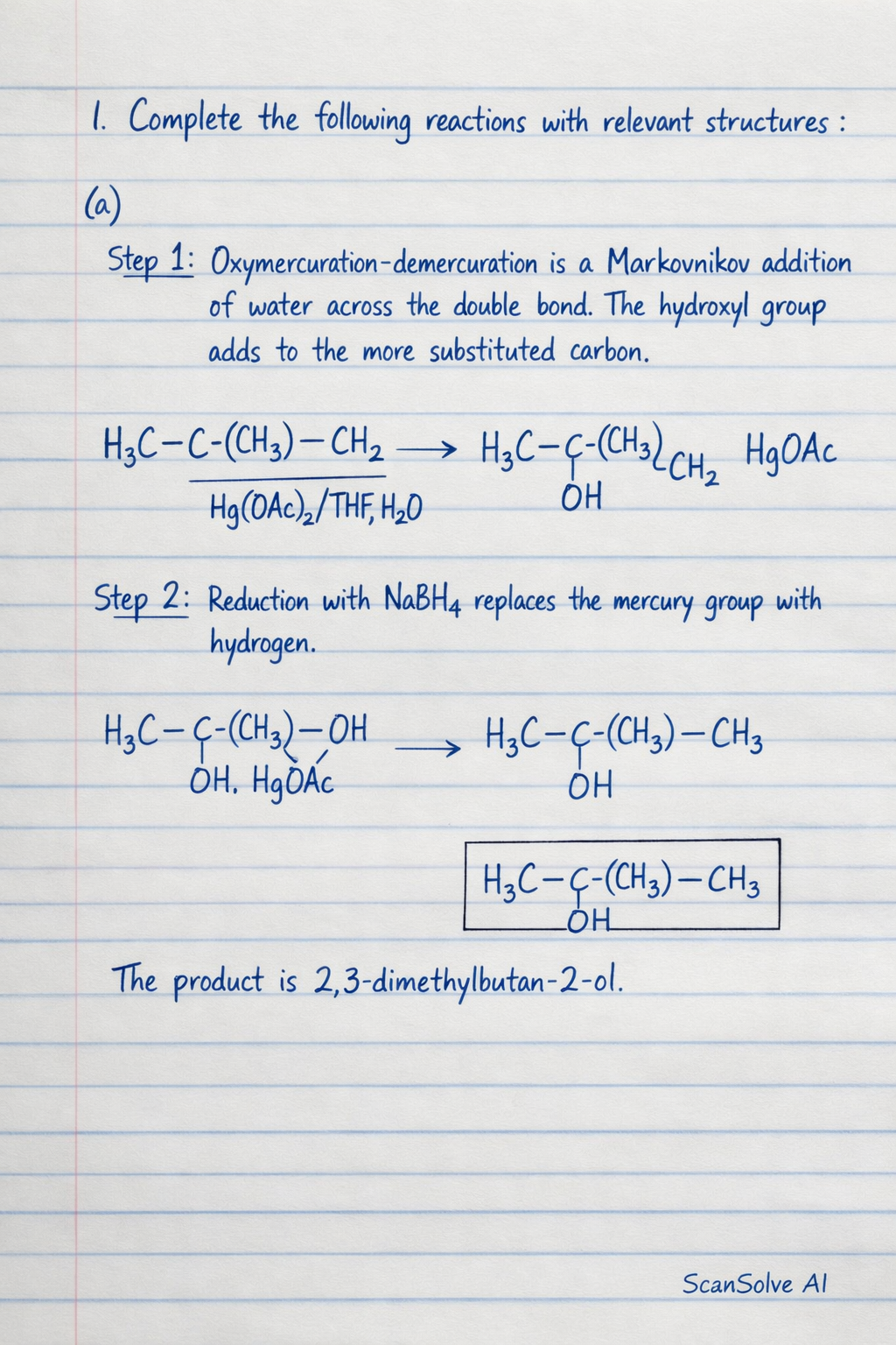 Handwritten step-by-step solution preview