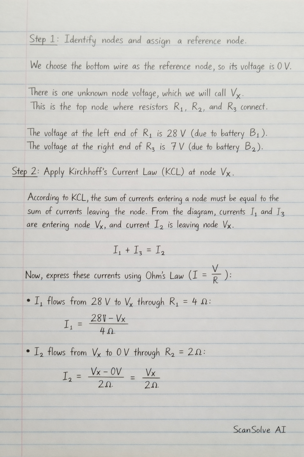 Handwritten step-by-step solution preview