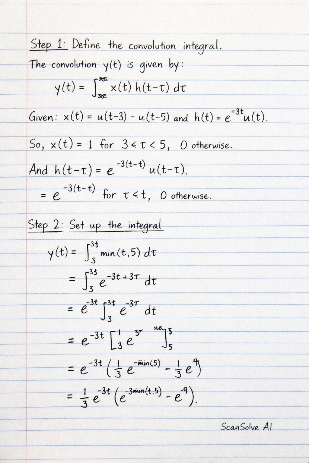 Handwritten step-by-step solution preview