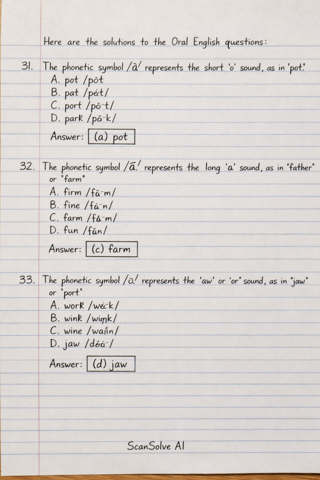 Handwritten step-by-step solution preview