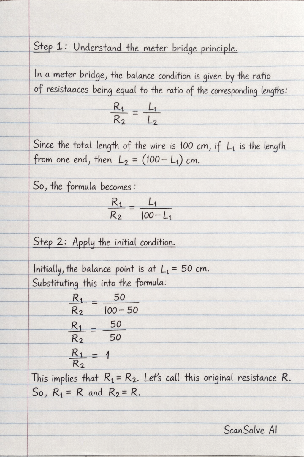 Handwritten step-by-step solution preview