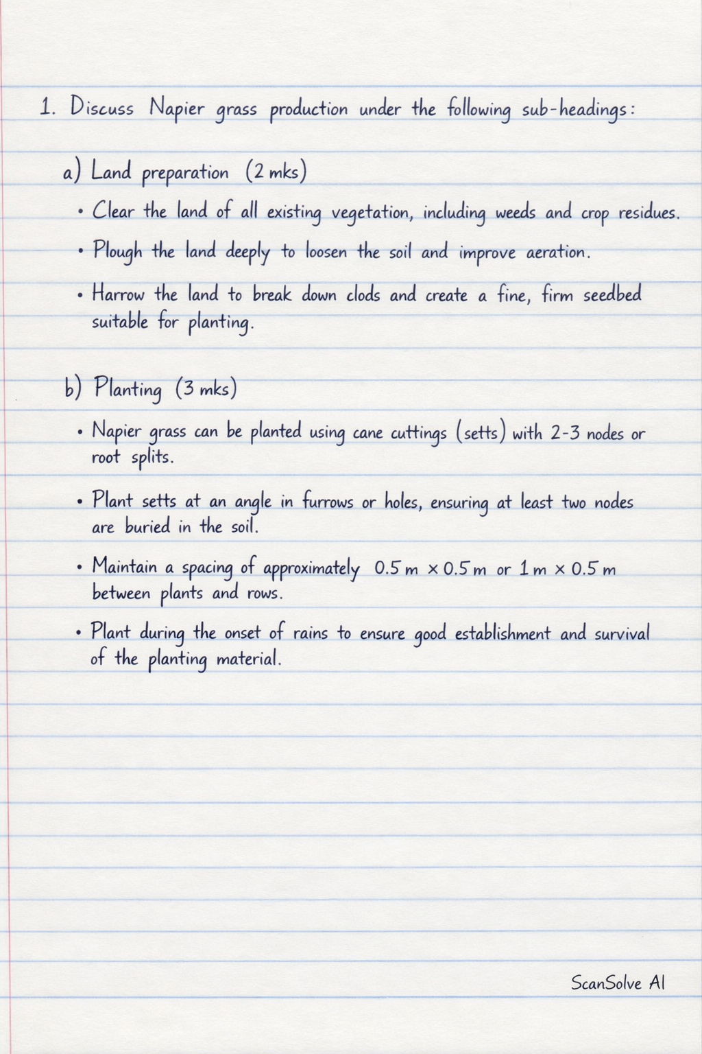 Handwritten step-by-step solution