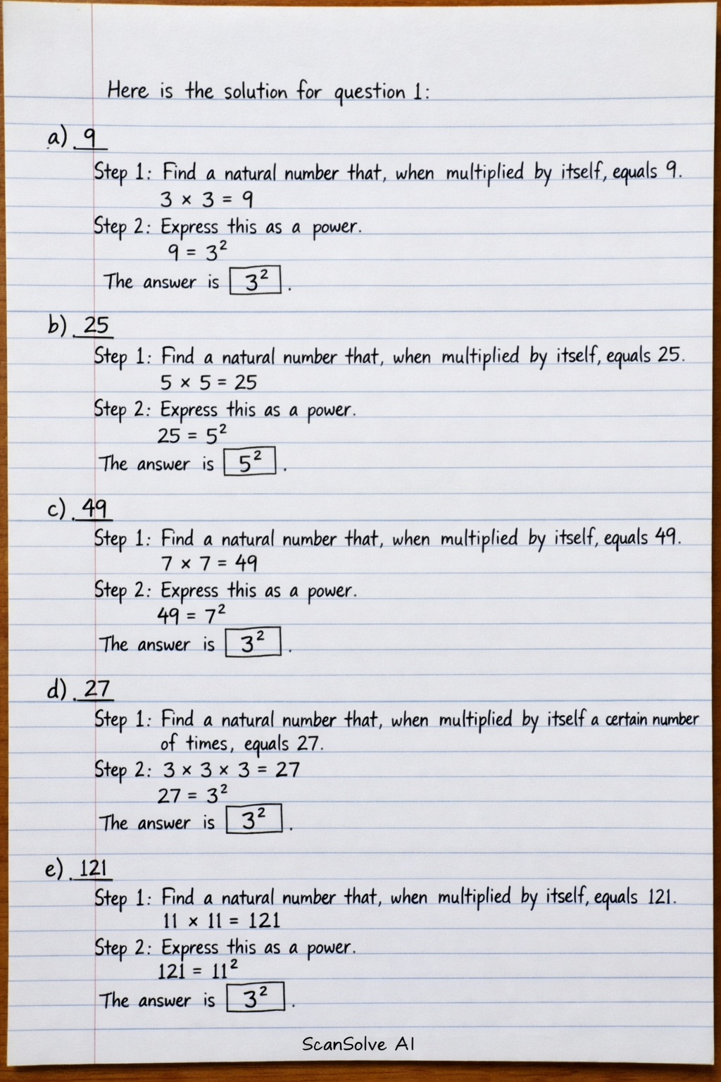 Handwritten step-by-step solution preview