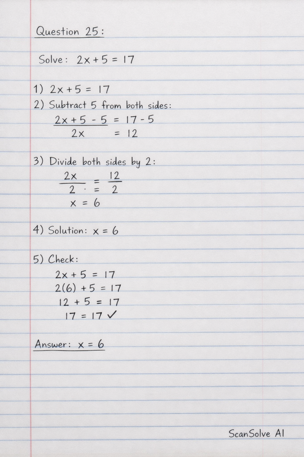 Handwritten step-by-step solution preview