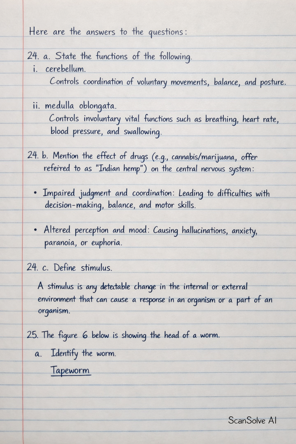 Handwritten step-by-step solution preview
