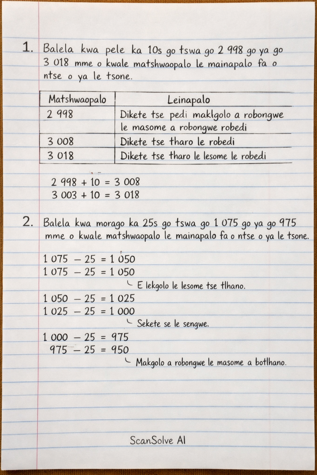 Handwritten step-by-step solution preview