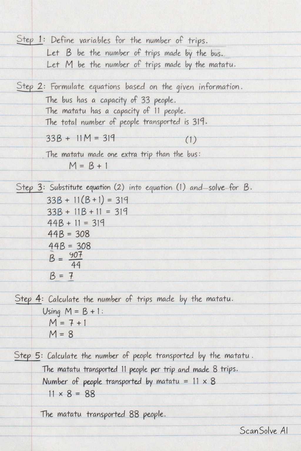 Handwritten step-by-step solution preview