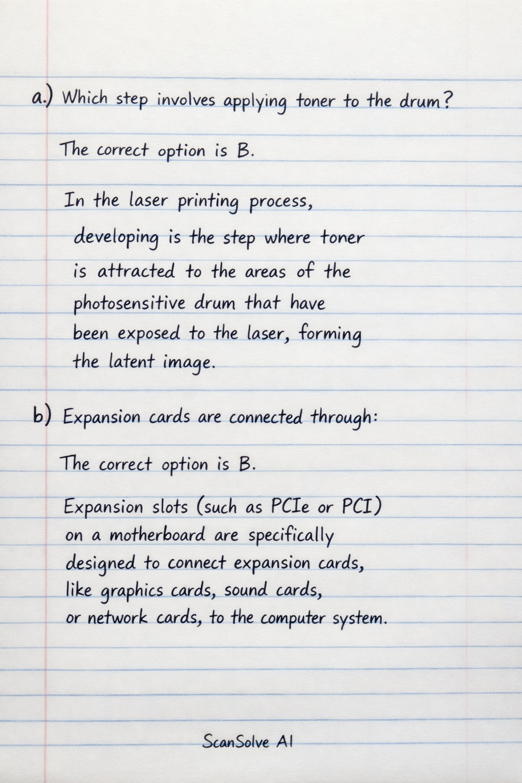 Handwritten step-by-step solution preview