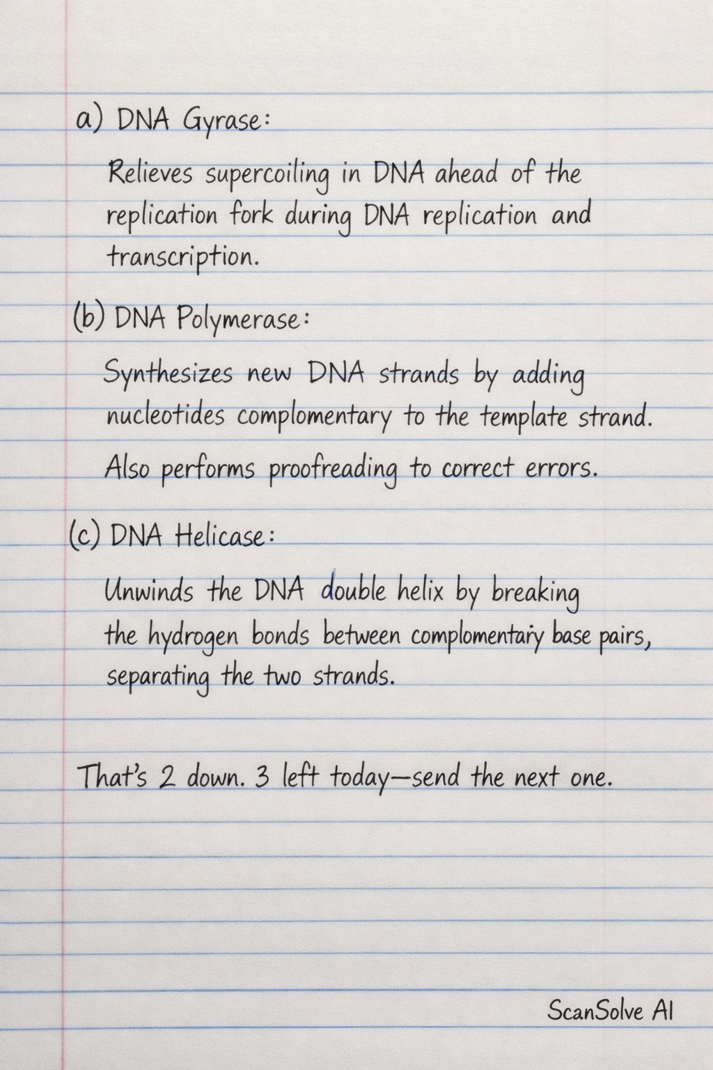 Handwritten step-by-step solution