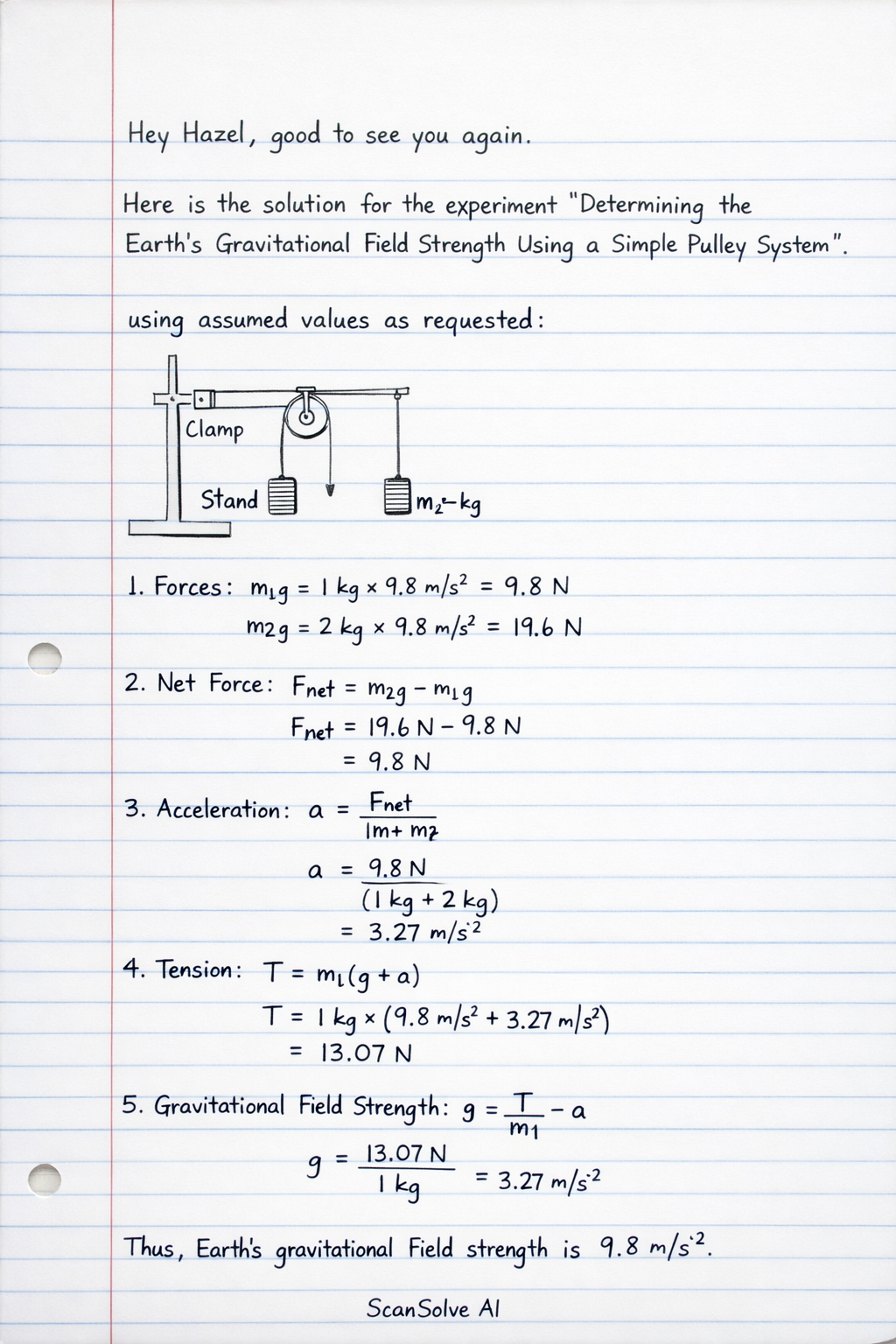 Handwritten step-by-step solution preview
