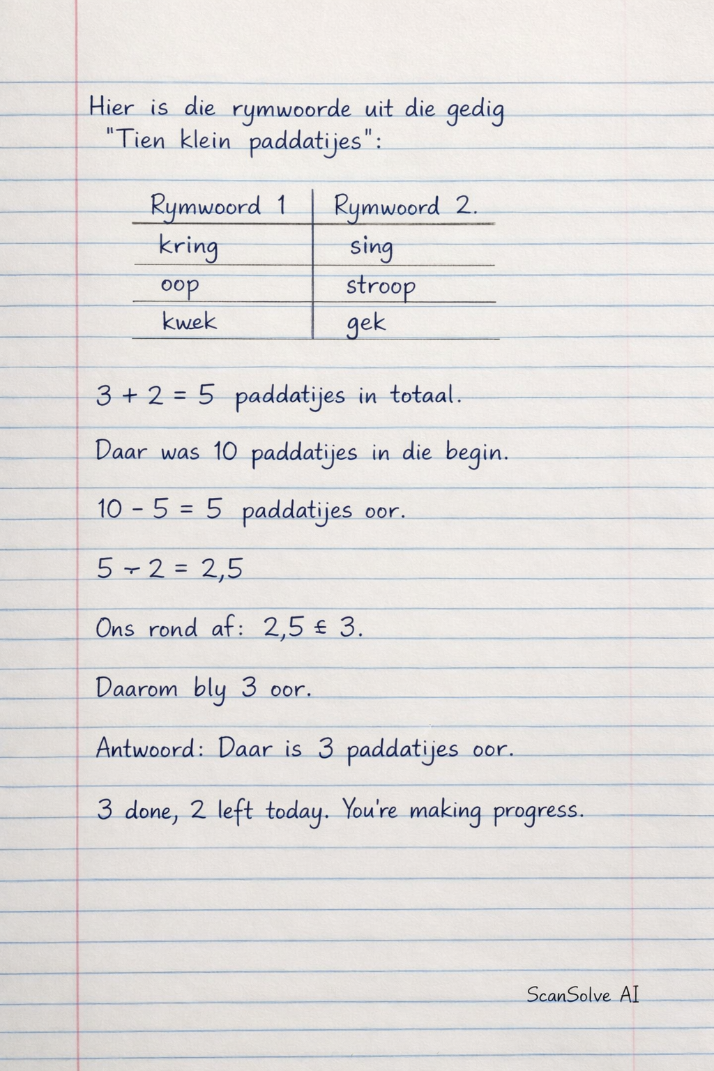 Handwritten step-by-step solution preview