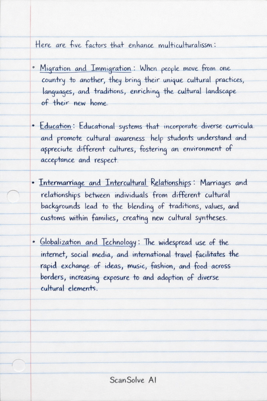 Handwritten step-by-step solution