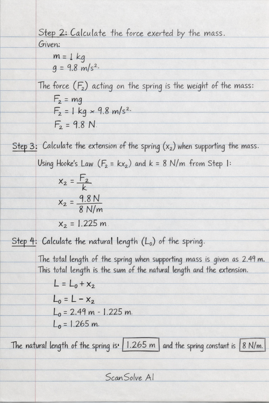 Handwritten step-by-step solution preview