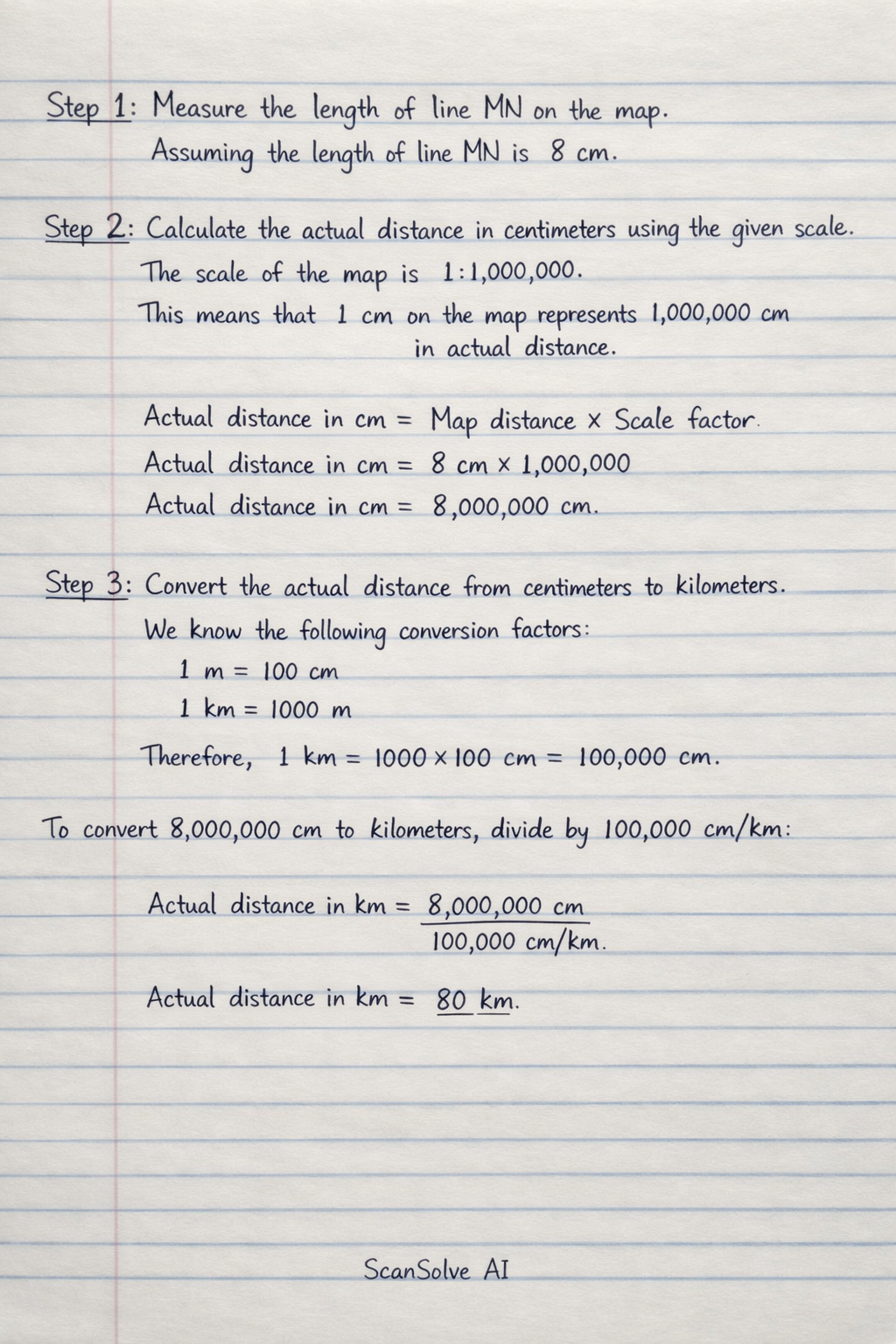 Handwritten step-by-step solution preview
