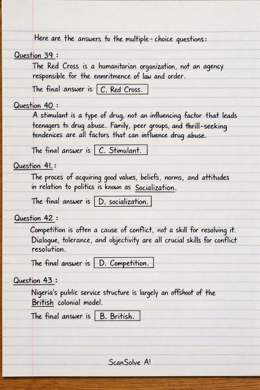 Handwritten step-by-step solution preview