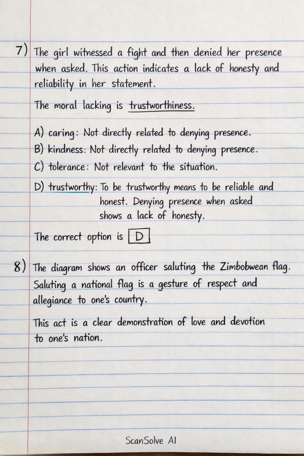 Handwritten step-by-step solution preview