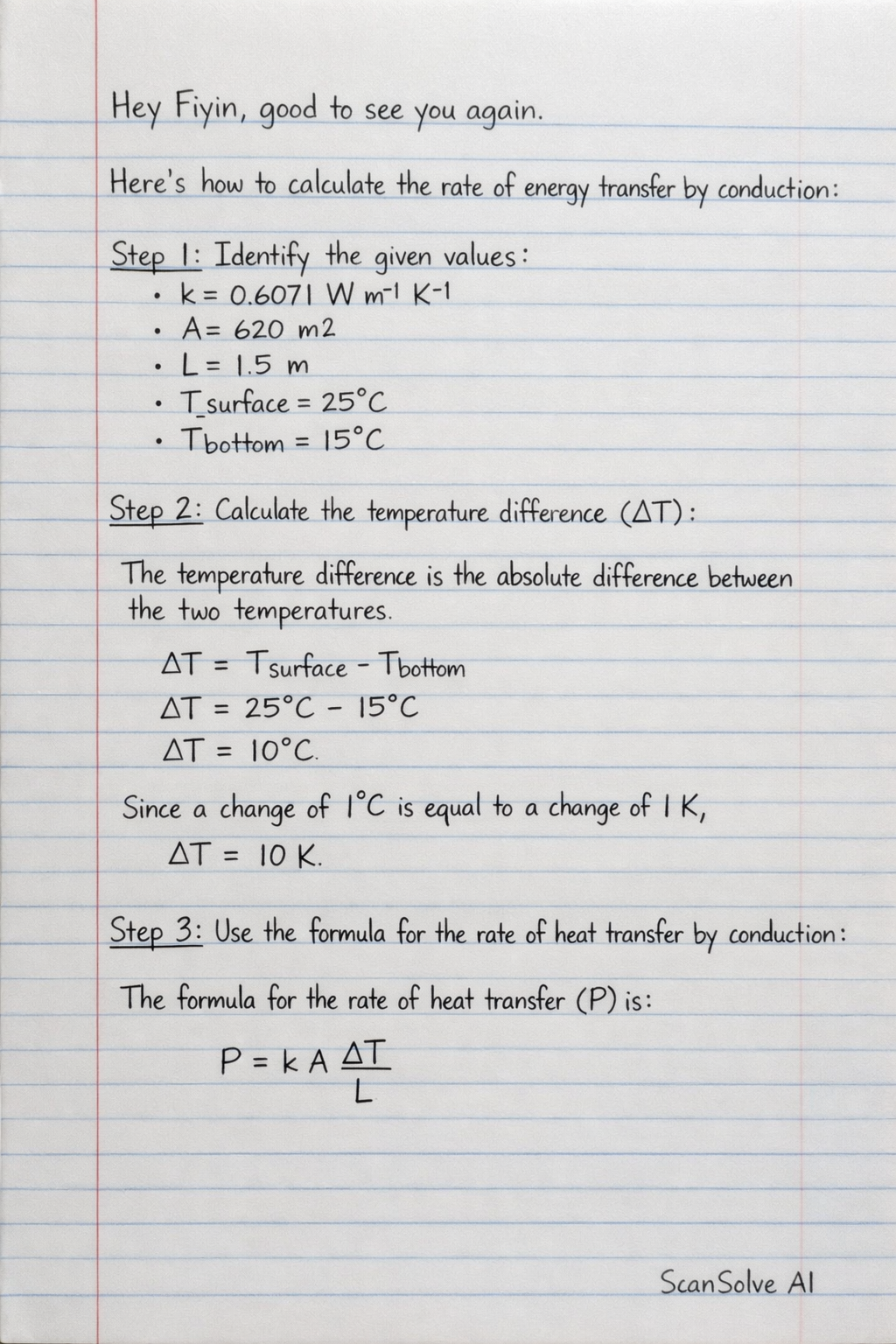 Handwritten step-by-step solution preview