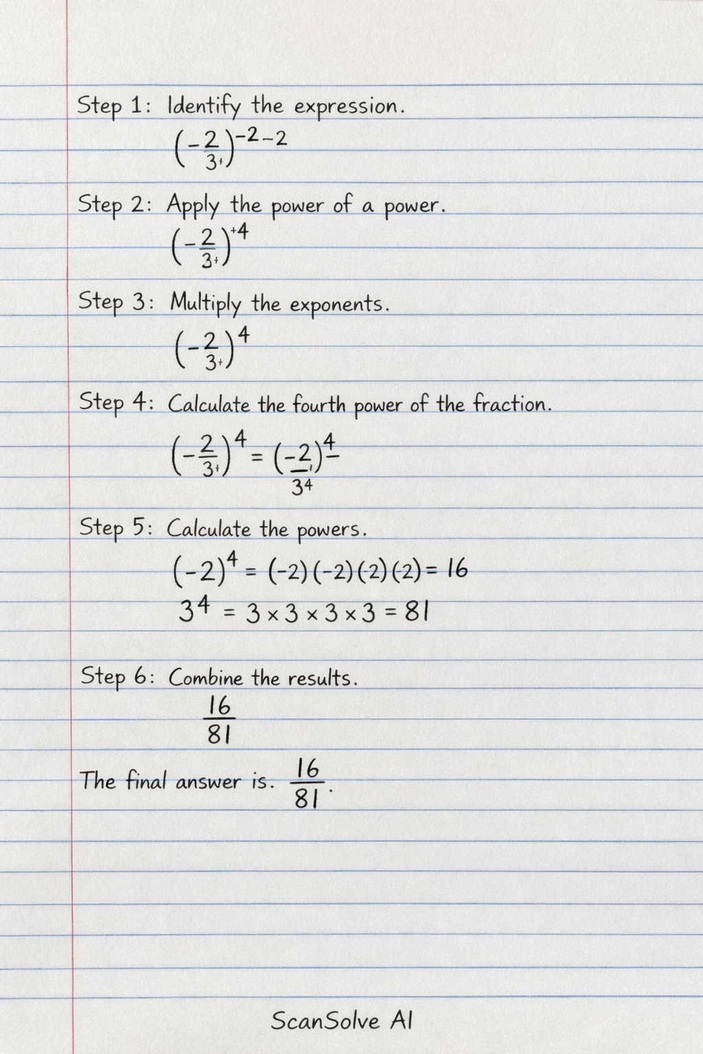 Handwritten step-by-step solution preview