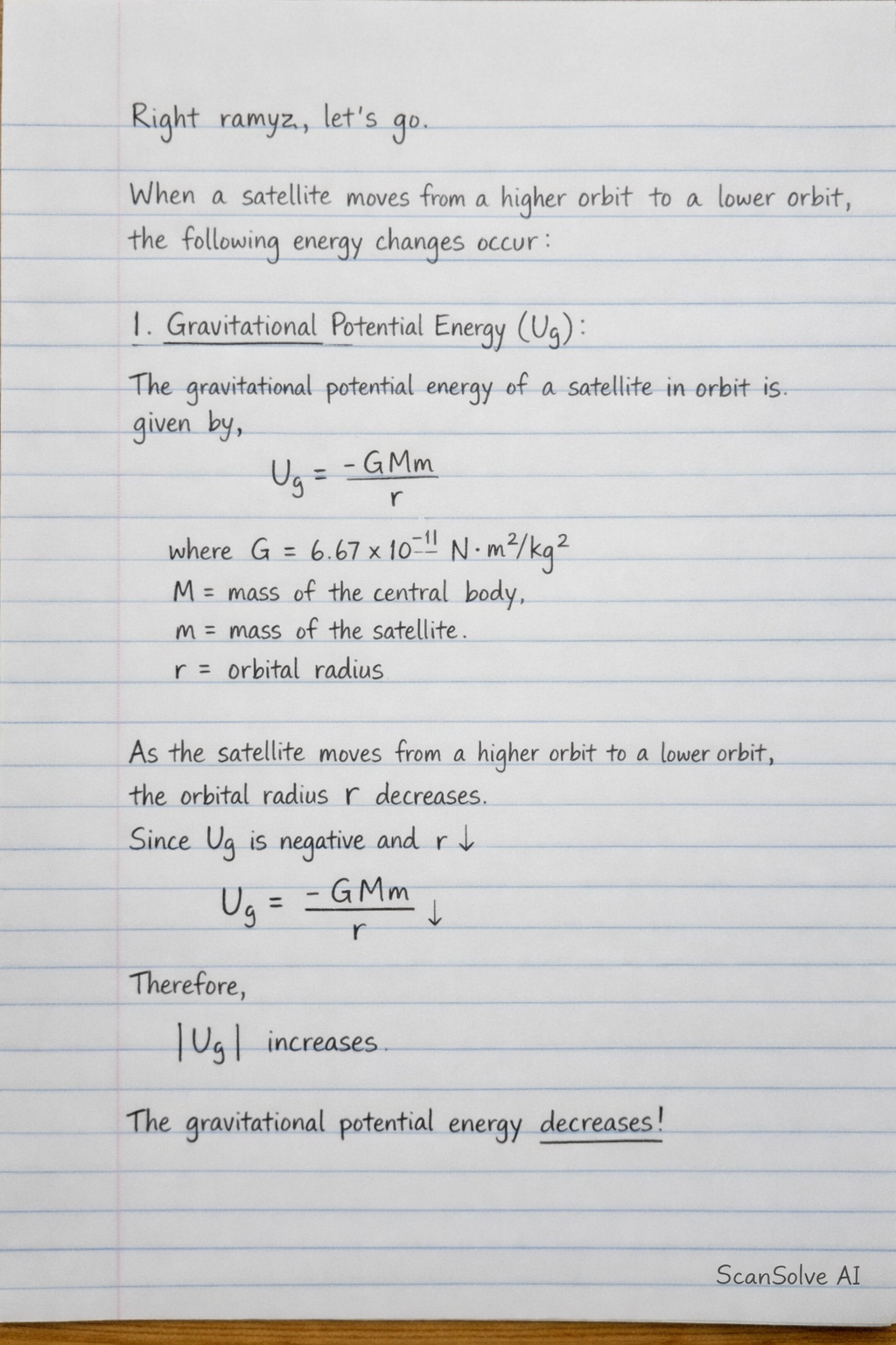 Handwritten step-by-step solution preview
