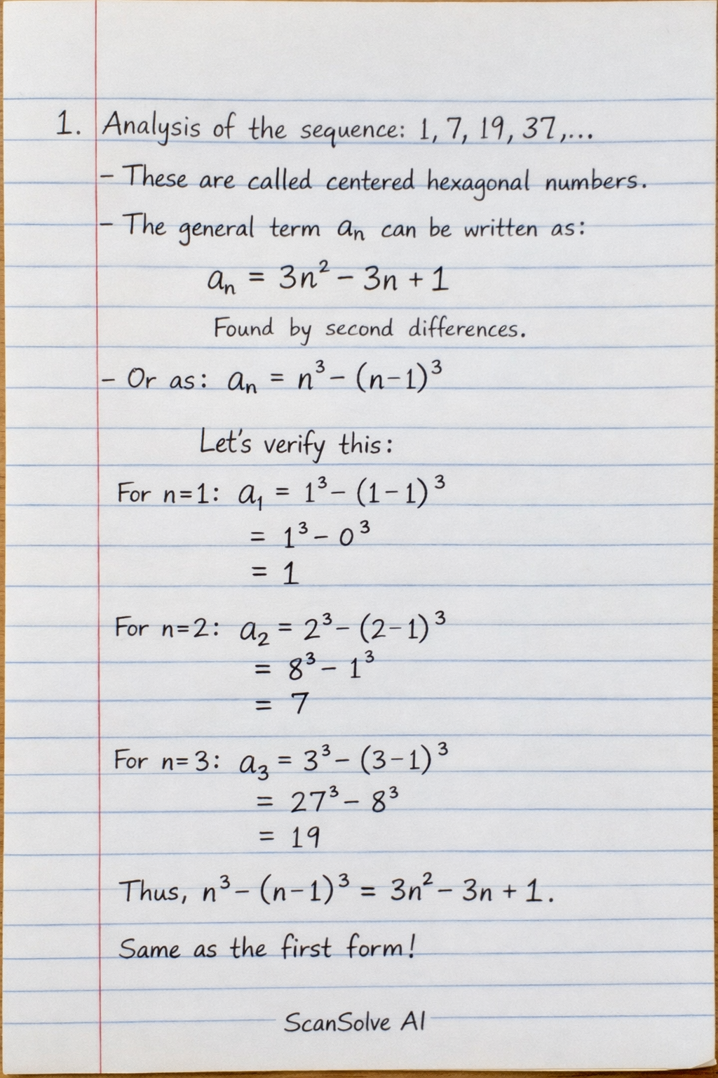 Handwritten step-by-step solution preview