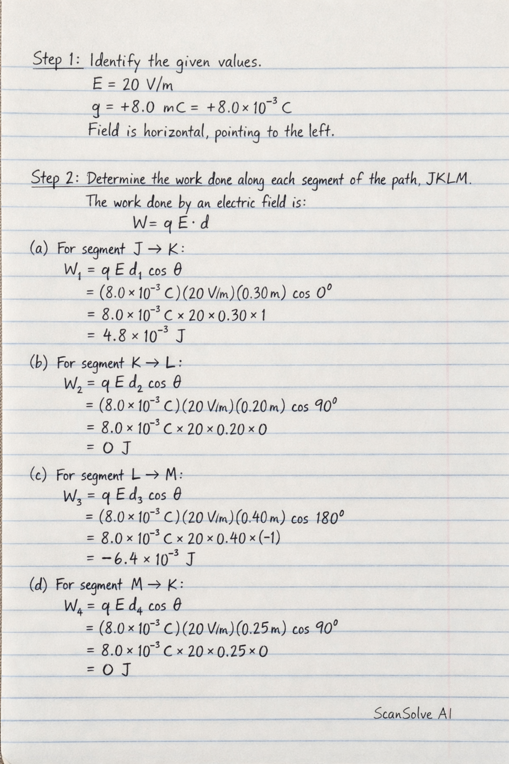 Handwritten step-by-step solution preview