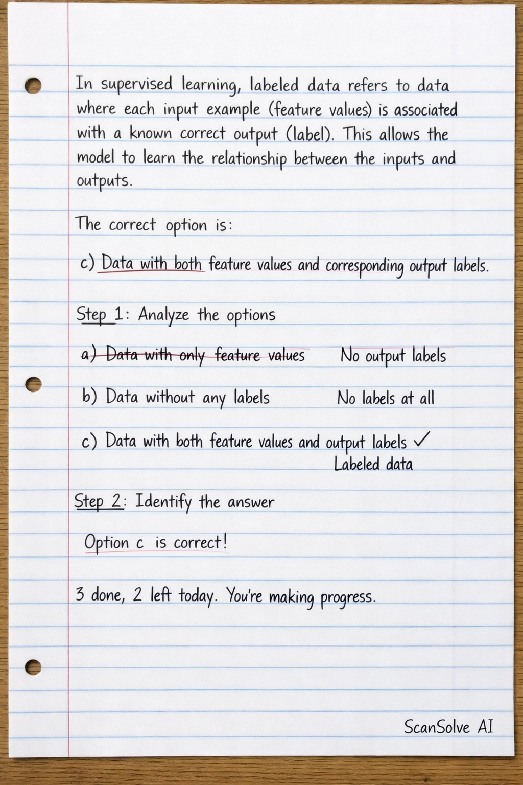 Handwritten step-by-step solution preview