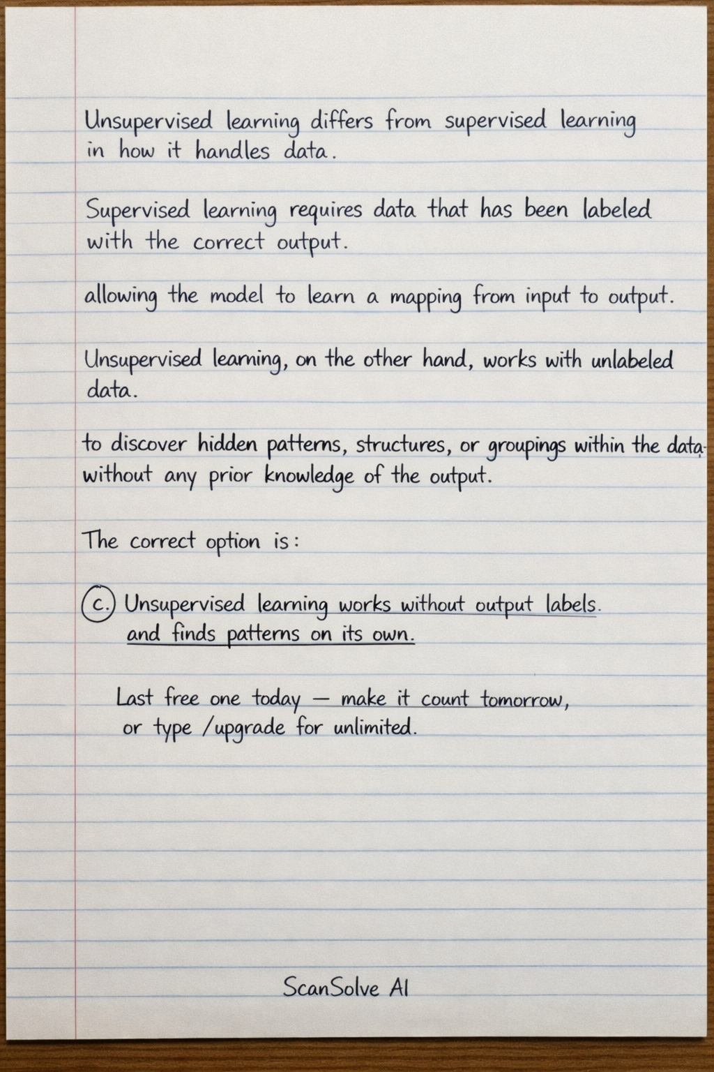 Handwritten step-by-step solution preview