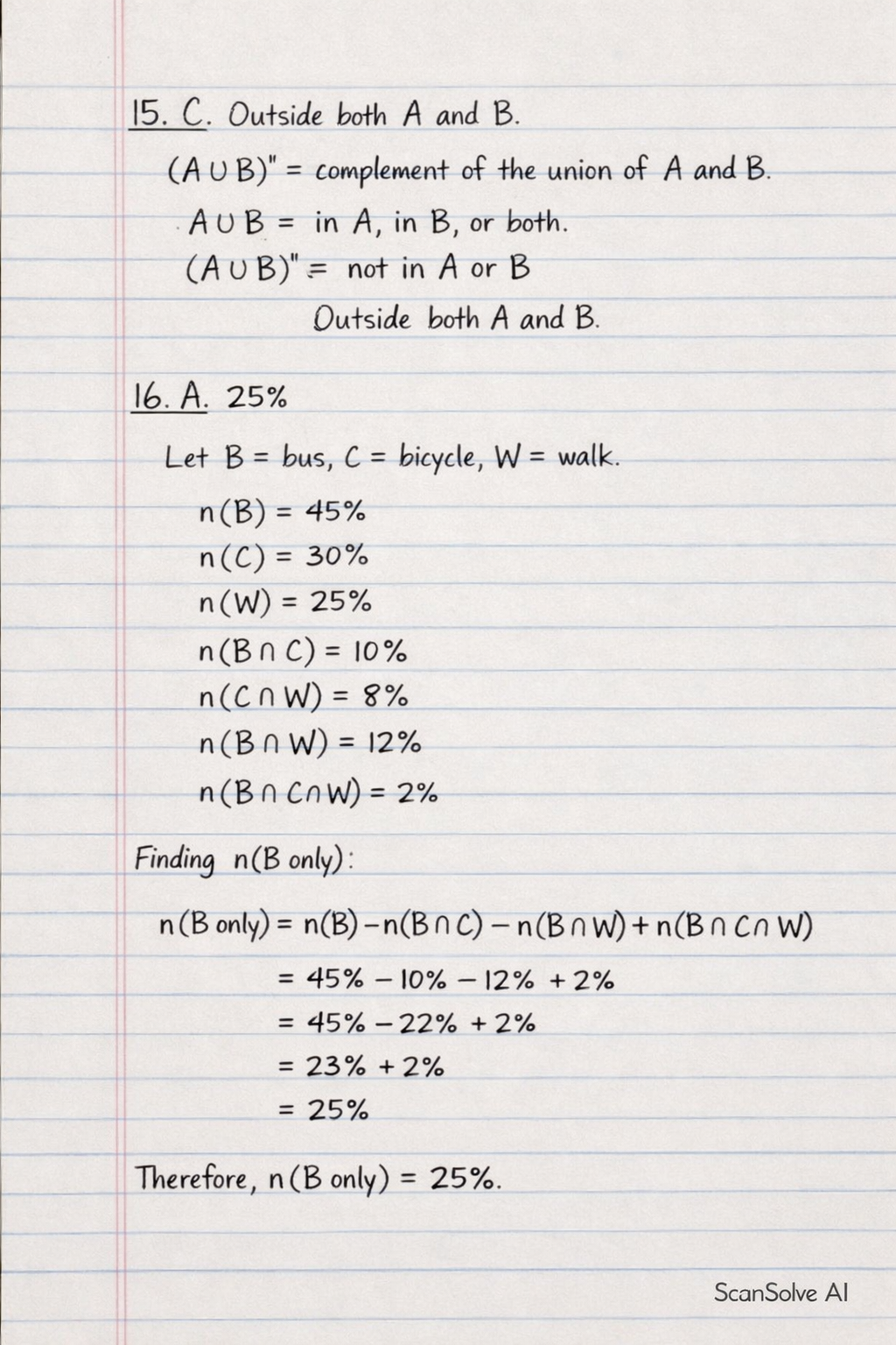 Handwritten step-by-step solution preview