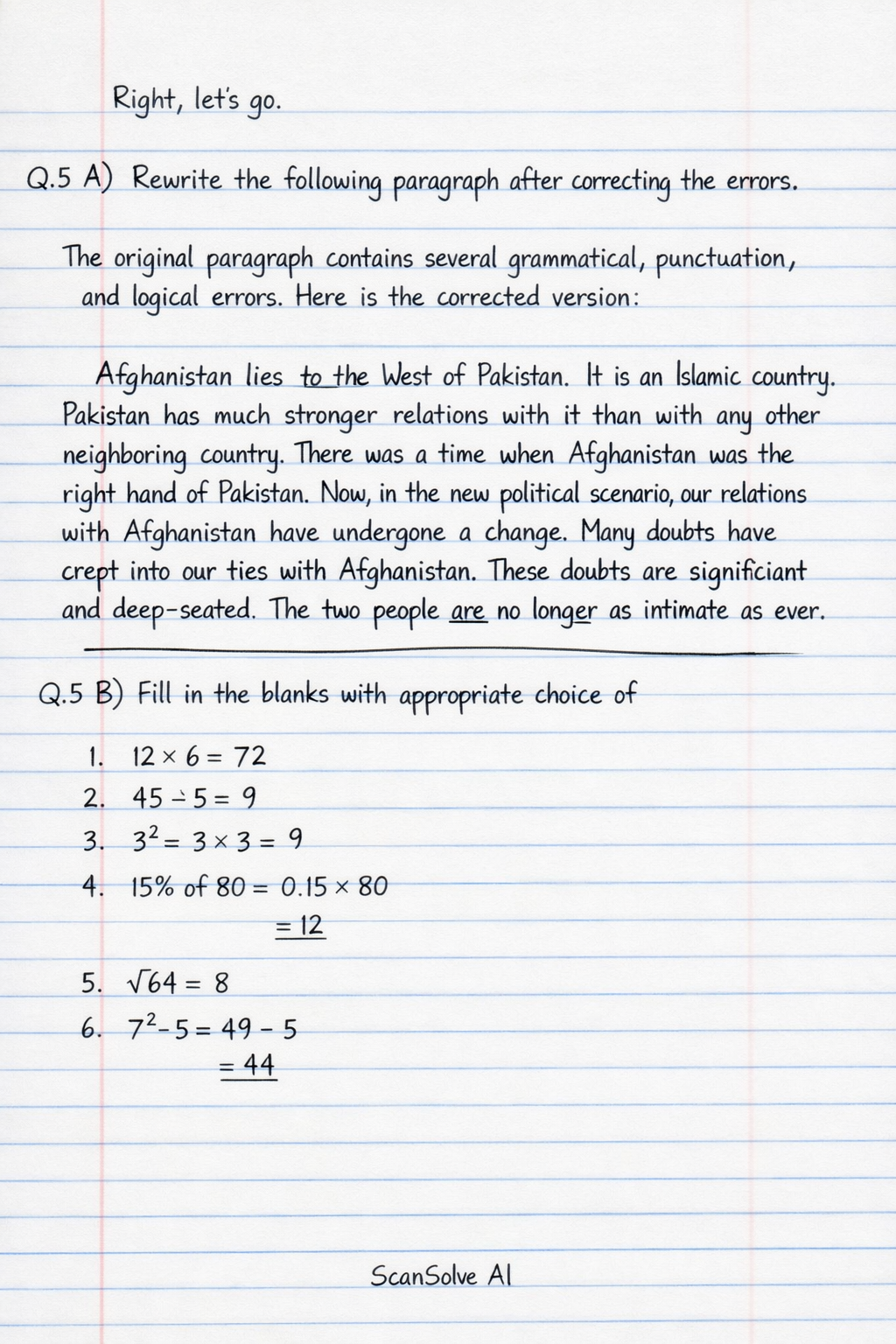 Handwritten step-by-step solution preview