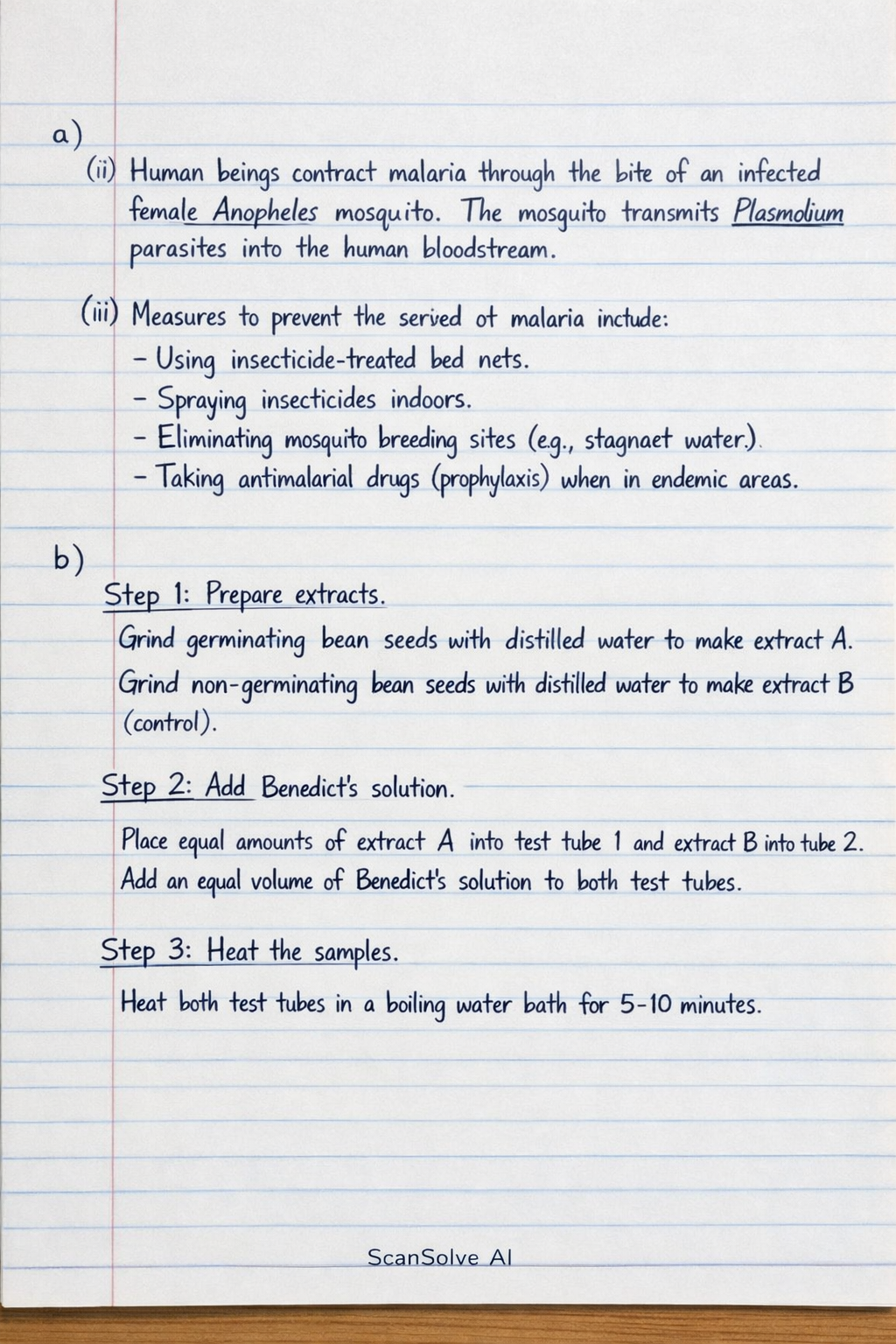 Handwritten step-by-step solution preview