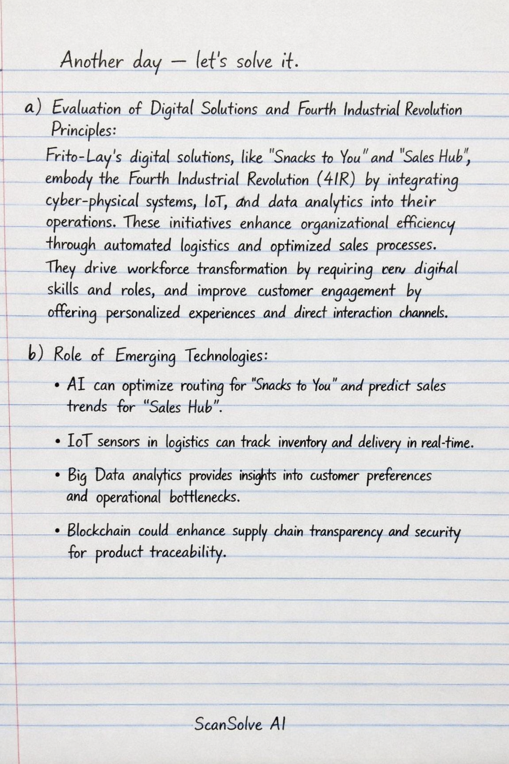 Handwritten step-by-step solution preview