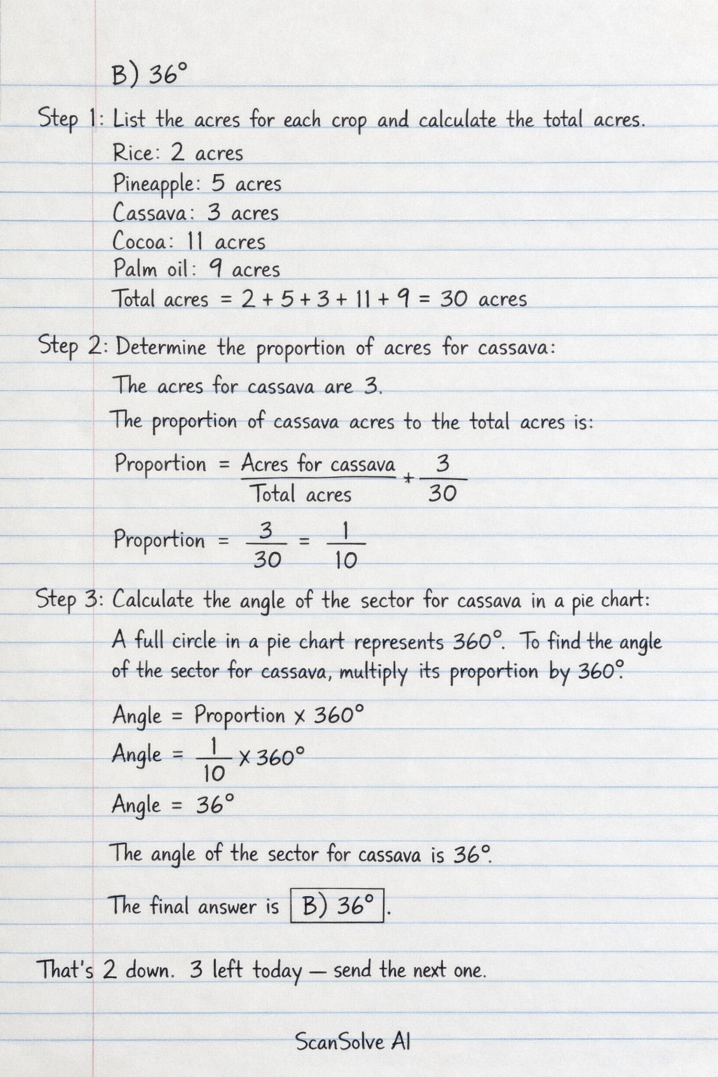 Handwritten step-by-step solution preview
