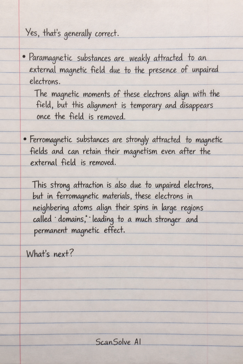 Handwritten step-by-step solution