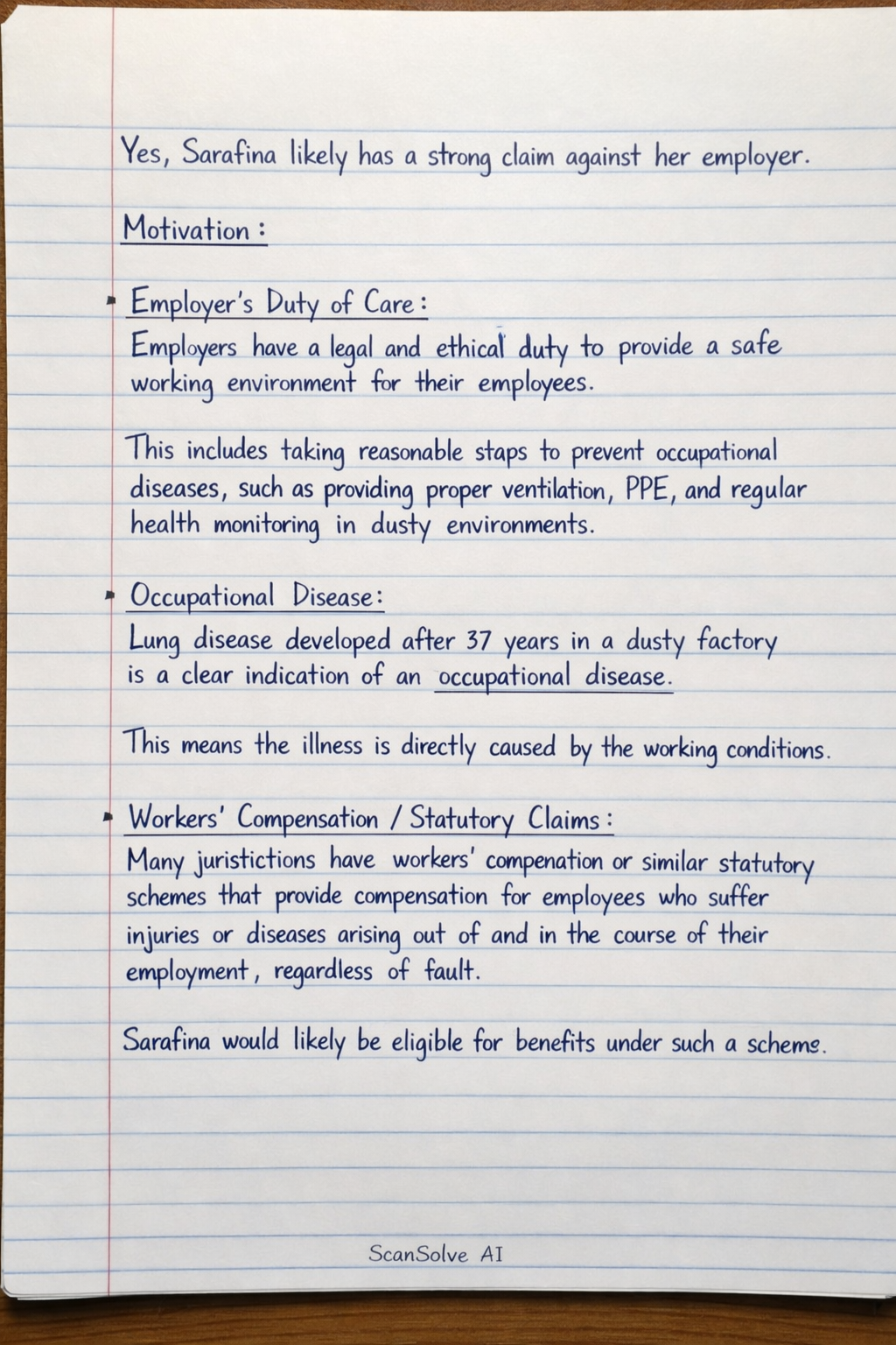 Handwritten step-by-step solution preview