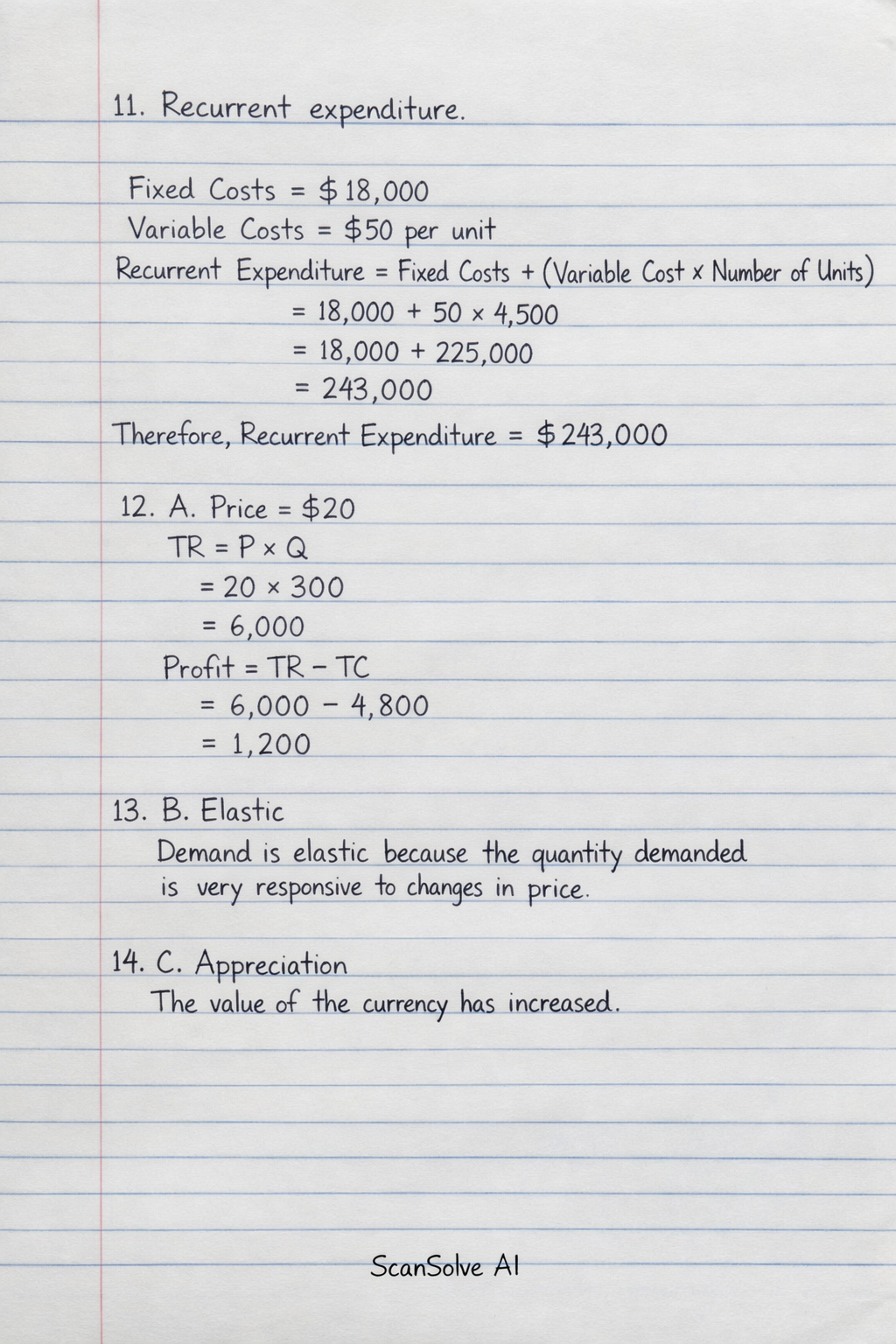 Handwritten step-by-step solution preview