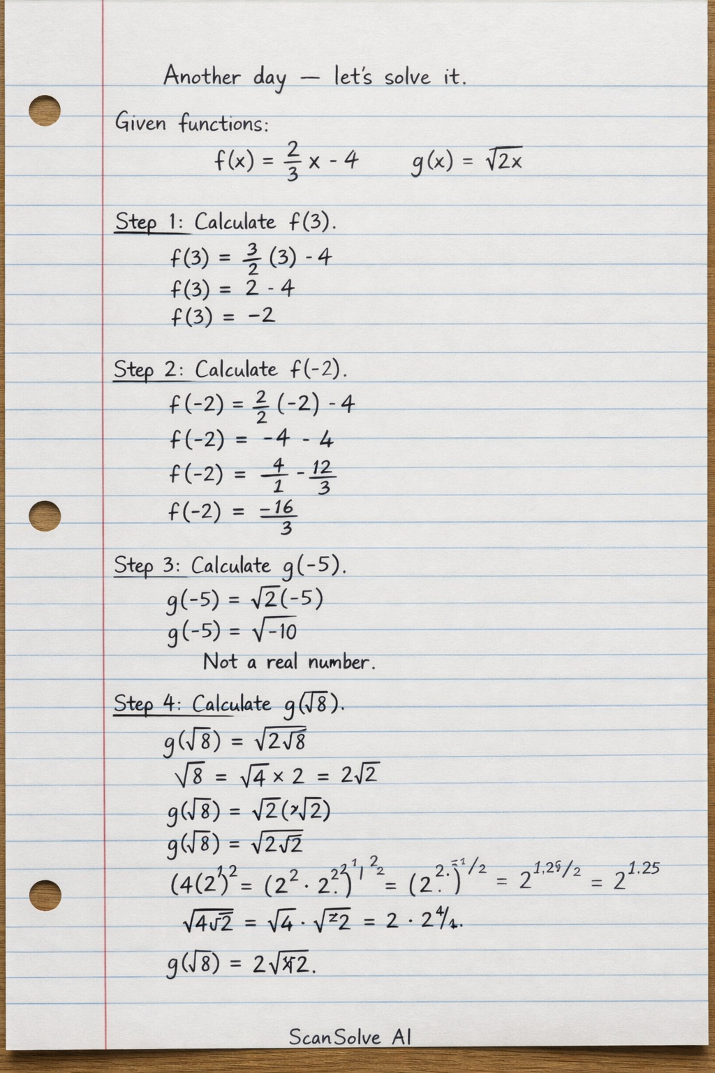 Handwritten step-by-step solution preview