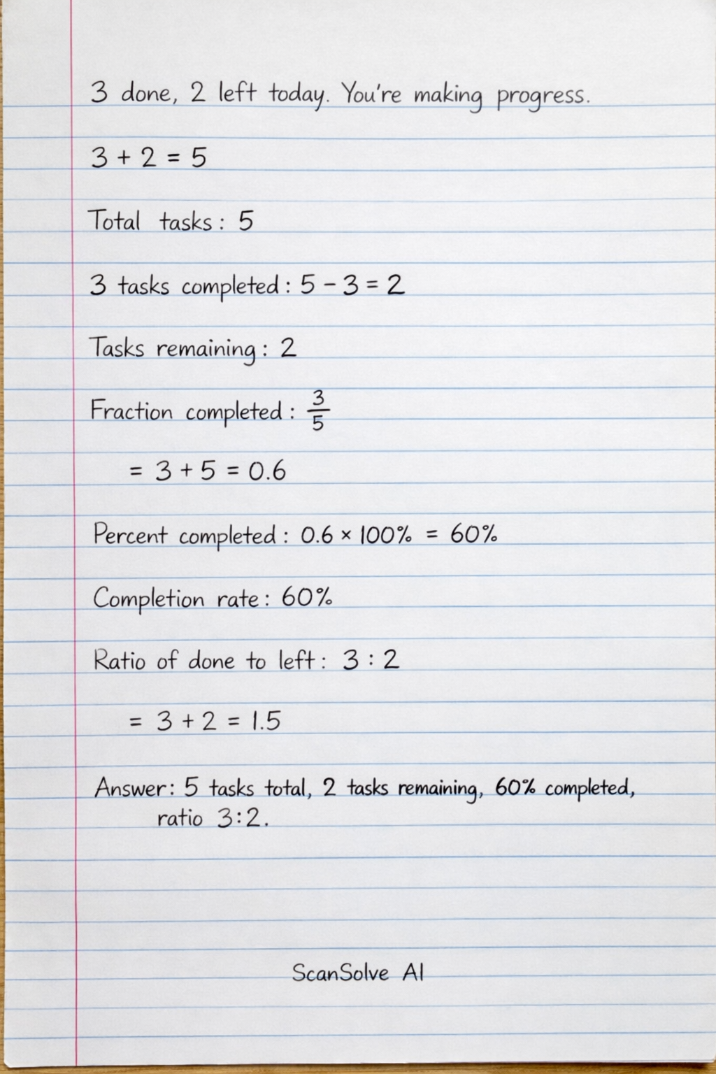 Handwritten step-by-step solution preview