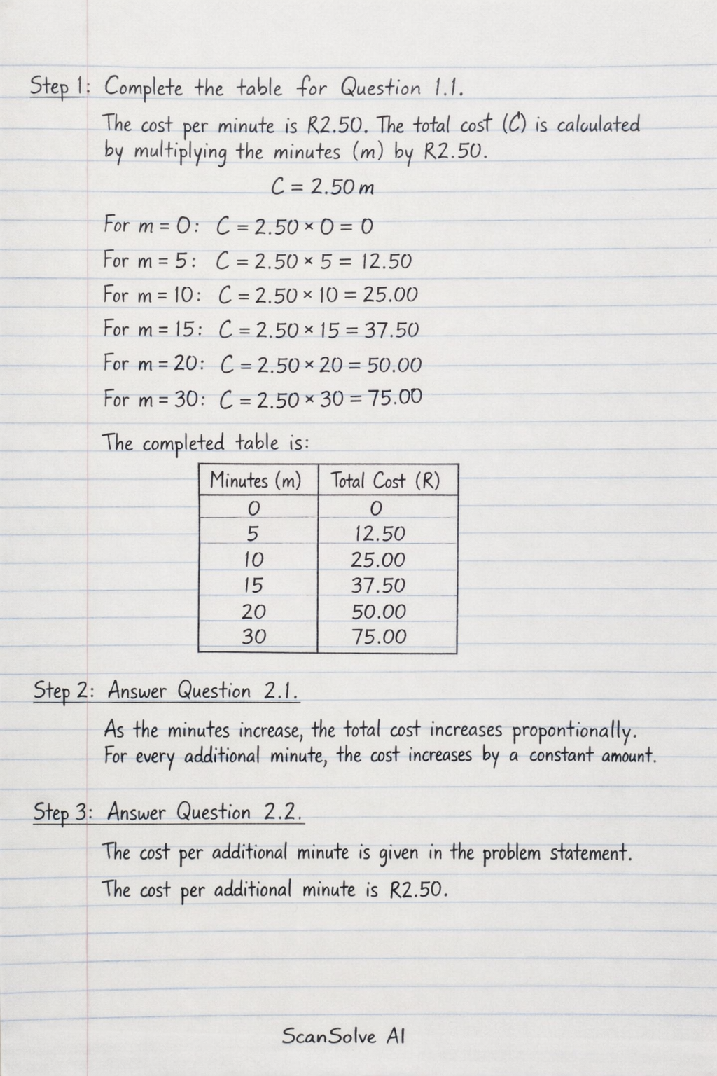 Handwritten step-by-step solution preview