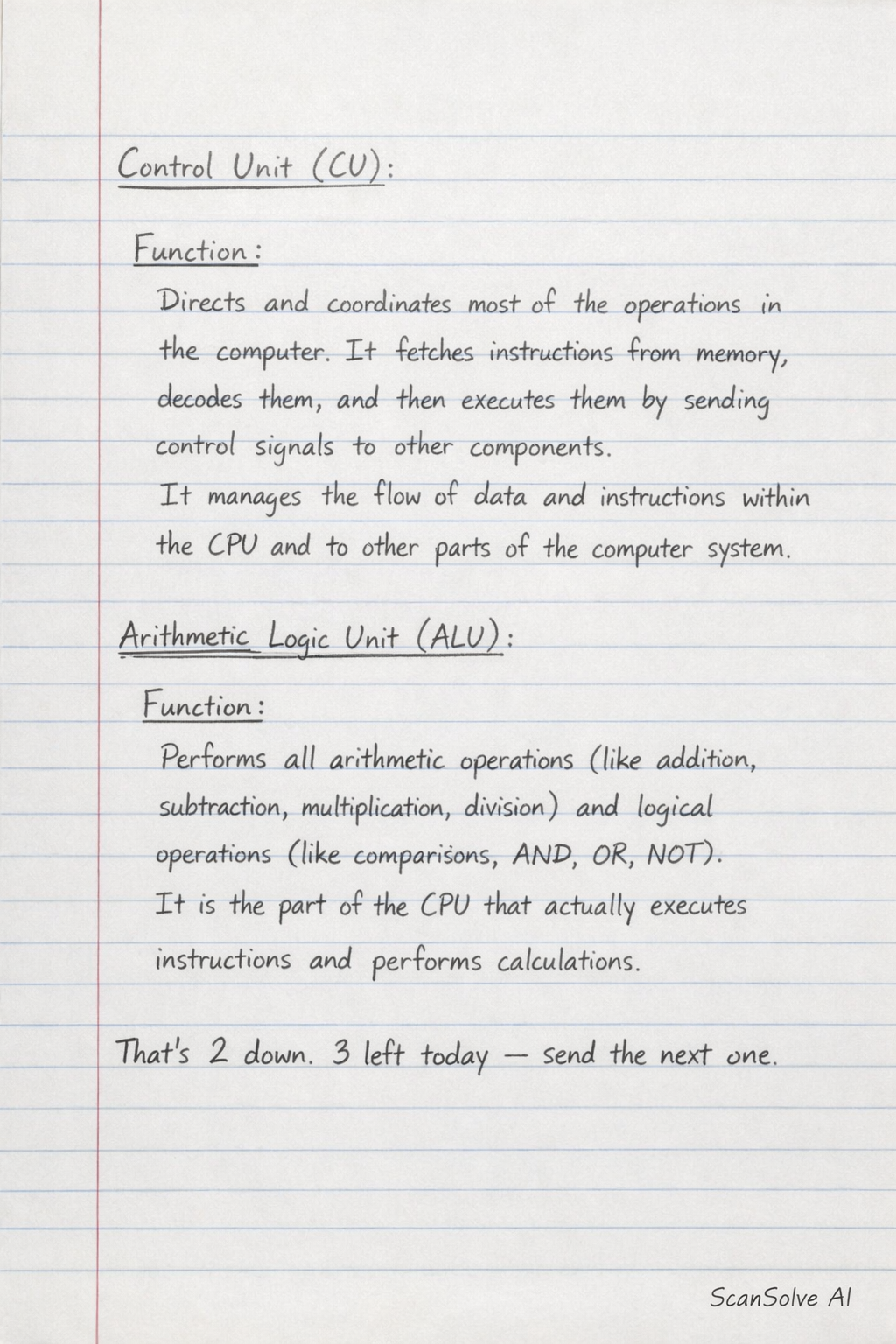 Handwritten step-by-step solution preview