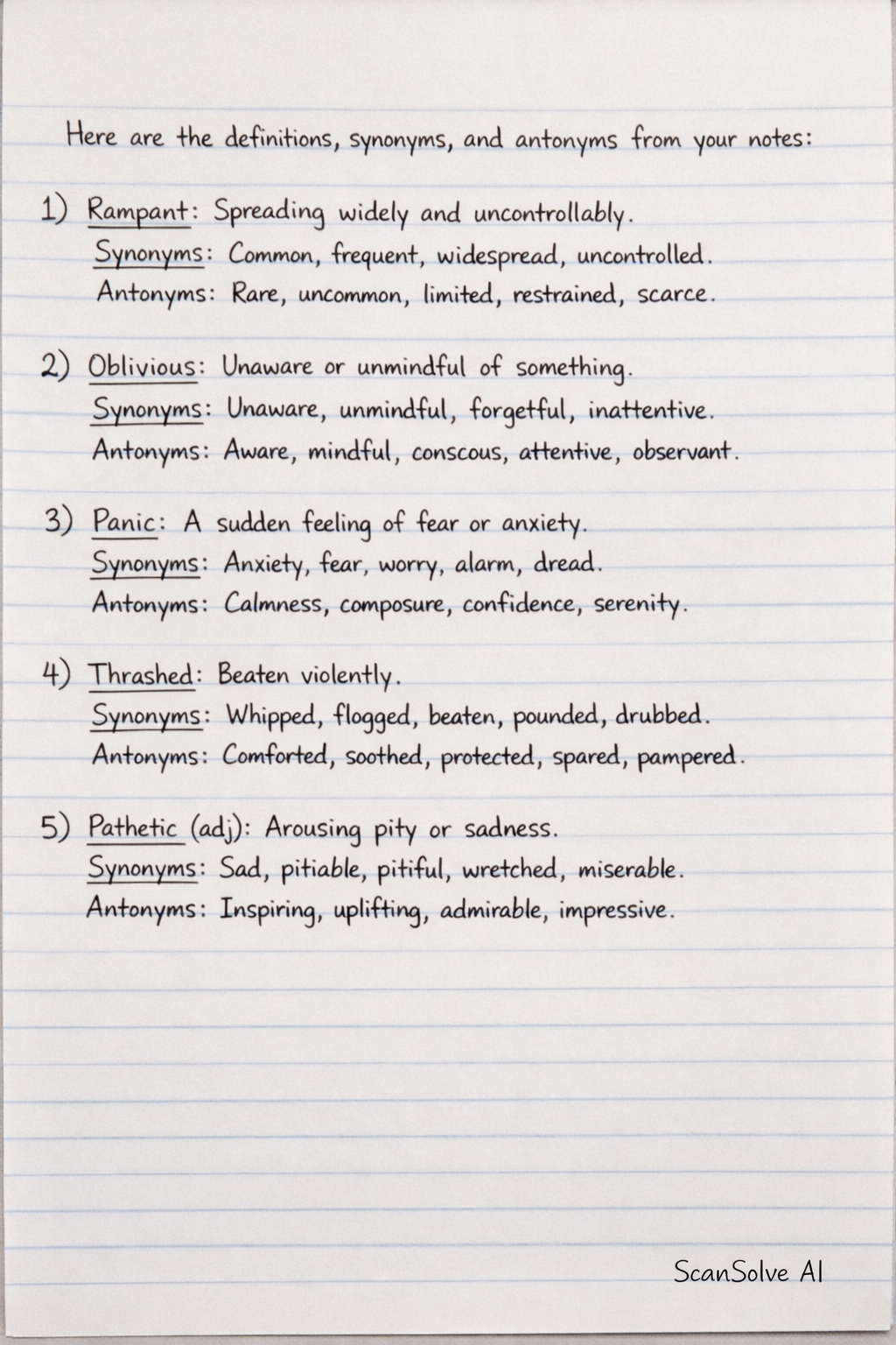 Handwritten step-by-step solution preview