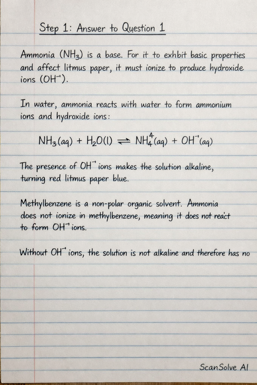 Handwritten step-by-step solution preview