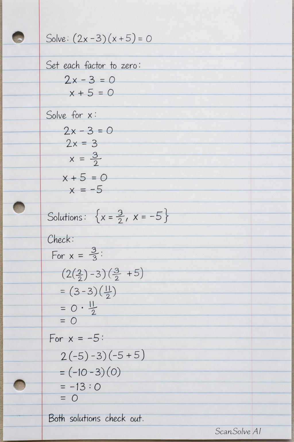 Handwritten step-by-step solution preview