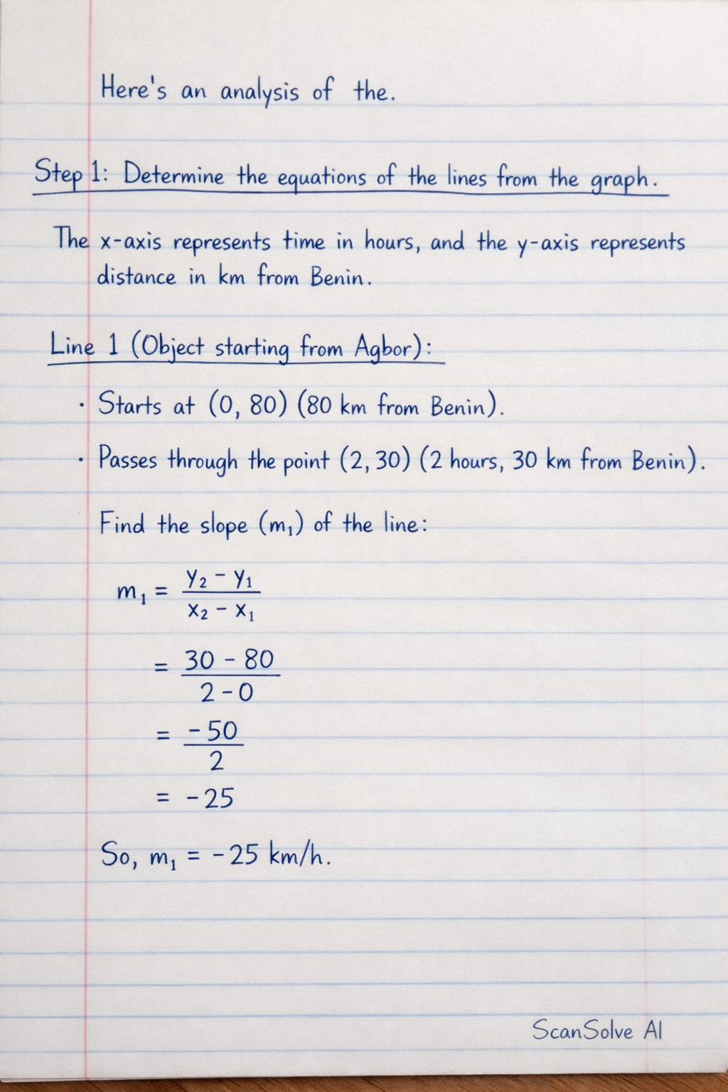 Handwritten step-by-step solution preview
