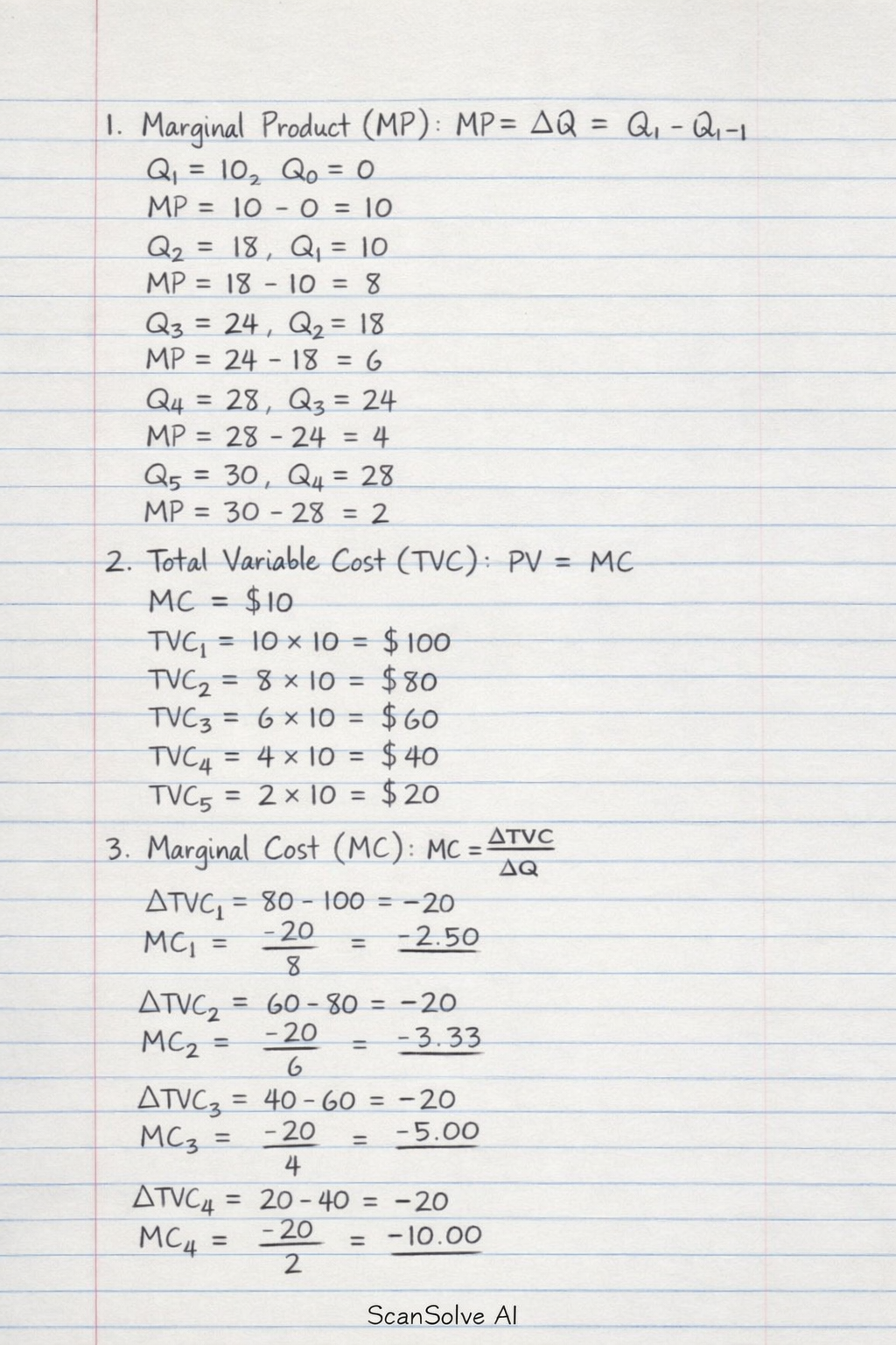 Handwritten step-by-step solution preview