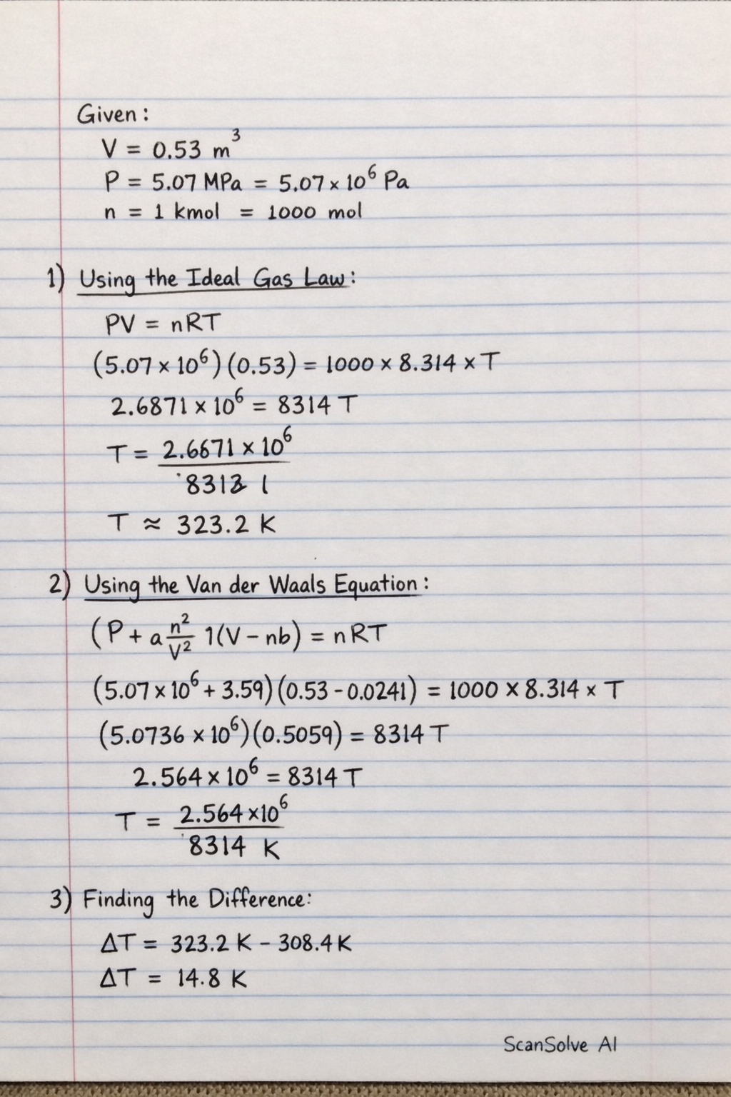 Handwritten step-by-step solution preview