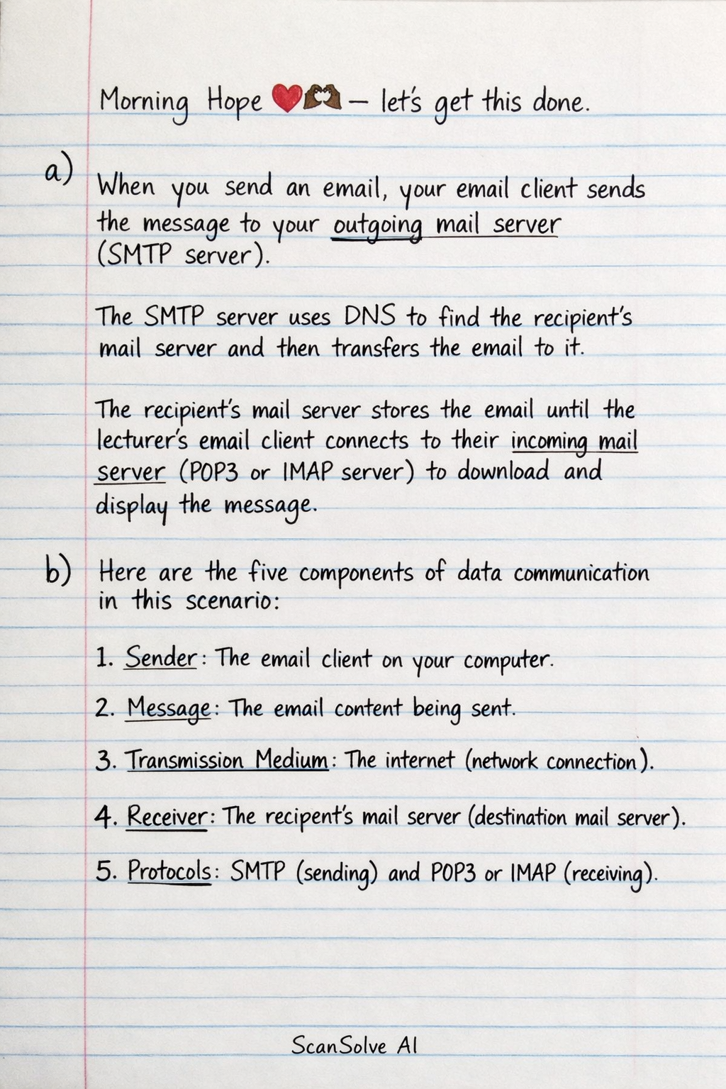 Handwritten step-by-step solution preview