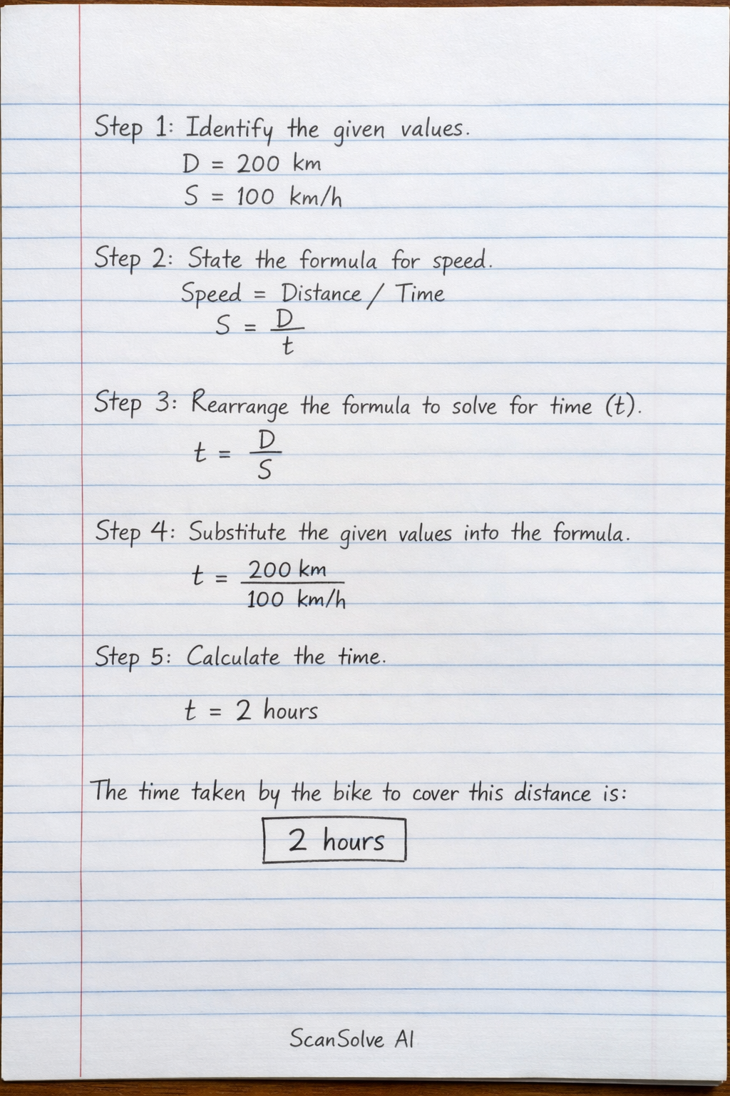 Handwritten step-by-step solution preview