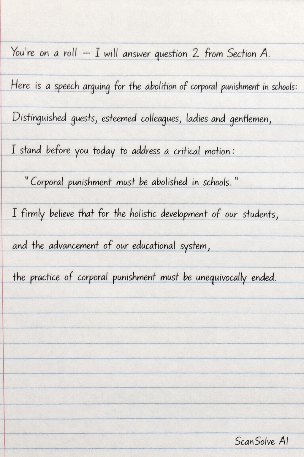 Handwritten step-by-step solution preview